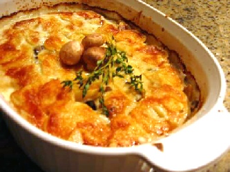 potato mushrooms gratin xy01